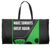 Make Sundays Great Again Shirt Weekender Totes