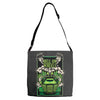 hell on wheels version two Adjustable Strap Totes