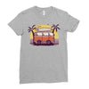Sunset Van Ladies Fitted T-Shirt