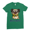 ravenpaw pug Ladies Fitted T-Shirt