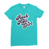 rock n roll girl Ladies Fitted T-Shirt
