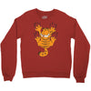 garfield scratching, ideal gift or birthday present funny Crewneck Sweatshirt