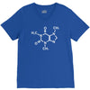 caffeine molecule gamer nerd geek science funny V-Neck Tee