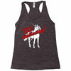 don't stop believing unicorn Racerback Tank