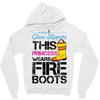 Forget Glass Slippers This Princess Wears Fire Boots Zipper Hoodie