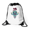 mix tape respect Drawstring Bags