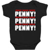 bbt knock knock penny Baby Bodysuit