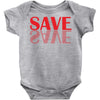 save red Baby Bodysuit