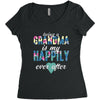 being a grandma Women's Triblend Scoop T-shirt