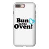 Bun in the Oven with Heart Baby Boy iPhone 8 Plus