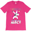 Unicorns are Born in March Dabbing T-Shirt