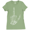 skeleton hand Ladies Fitted T-Shirt