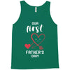 Our First Father's Day! Baby Girl Tank Top