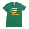 single taken trainin to go super saiyan Ladies Fitted T-Shirt