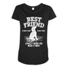 Best Friend Beagle Maternity Scoop Neck T-shirt