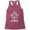 The Best Teachers Are Born in April Racerback Tank