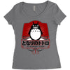 My Neighbor Totoro Women's Triblend Scoop T-shirt