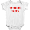 kid's tattooed daddy Baby Onesie
