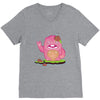 mrs yetti and her poops V-Neck Tee