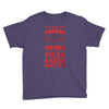 horror movies, pizza and beer Youth Tee