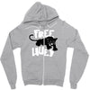 free huey Zipper Hoodie