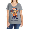 never surrender Ladies Curvy T-Shirt