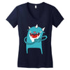 monster hearts you Women's V-Neck T-Shirt