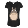 totoro 1 Maternity Scoop Neck T-shirt