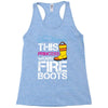 Forget Glass Slippers This Princess Wears Fire Boots Racerback Tank
