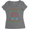 this is my ugly sweater Women's Triblend Scoop T-shirt