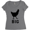 big cock Women's Triblend Scoop T-shirt
