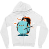 pluto is on vacations Zipper Hoodie