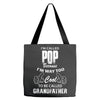 I'm Called Pop Because I'm Way Too Cool To Be Called Grandfather Tote Bags