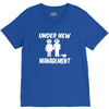 under new management stag night wedding mens V-Neck Tee