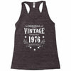 original parts vintage established 1976 perfectly aged Racerback Tank