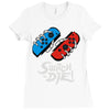 switch or die! Ladies Fitted T-Shirt