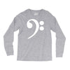bass cleff funny Long Sleeve Shirts