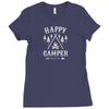 happy camping Ladies Fitted T-Shirt