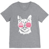cat usa V-Neck Tee