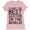 sister joke Ladies Fitted T-Shirt