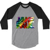 jake paul text paradise 3/4 Sleeve Shirt