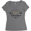 we wish you a very merry christmas Women's Triblend Scoop T-shirt