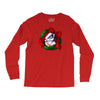 christmas wreath bluebie bust by bluekazenate Long Sleeve Shirts