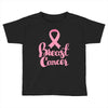 breast cancer pink ribbon Toddler T-shirt