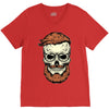 terror skull V-Neck Tee