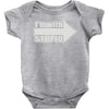 i'm with stupid Baby Onesie