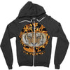 Astronaut Helmet Tiger Versace Zipper Hoodie