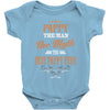 pappy the man the myth best pappy ever Baby Bodysuit