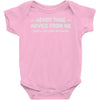 never take advice from me Baby Onesie