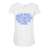 i love being a senior citizen Maternity Scoop Neck T-shirt